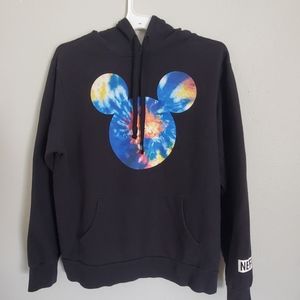 Disney hoodie sz m blk.